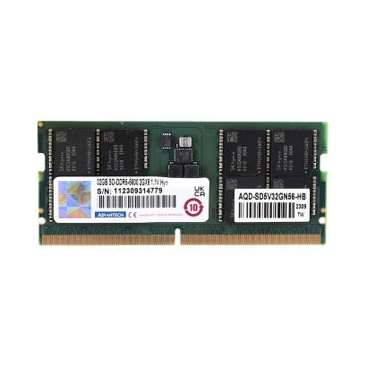 Advantech 32GB SO-DIMM DDR5-5600 262Pin 2GX8 1.1V Unbuffered Hynix Chip